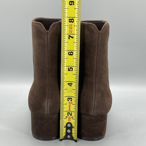 NEW Nine West Women Maribu Pointy Toe Dress Ankle Boot Brown Size 7M - Picture 4 of 10